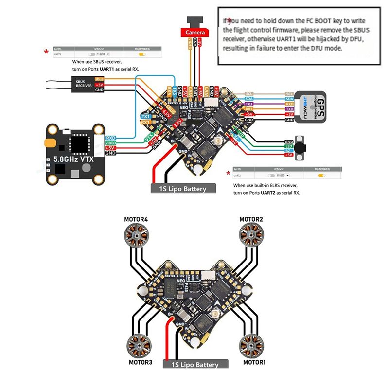 FBIL-F435 NEO 1S AIO Flight Co - Fpv Drone Esc incelemesi ve fiyatı