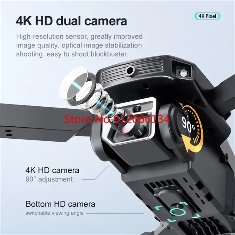 4K Foldable Remote WIFI FPV Co - Fpv Drone Charger incelemesi ve fiyatı