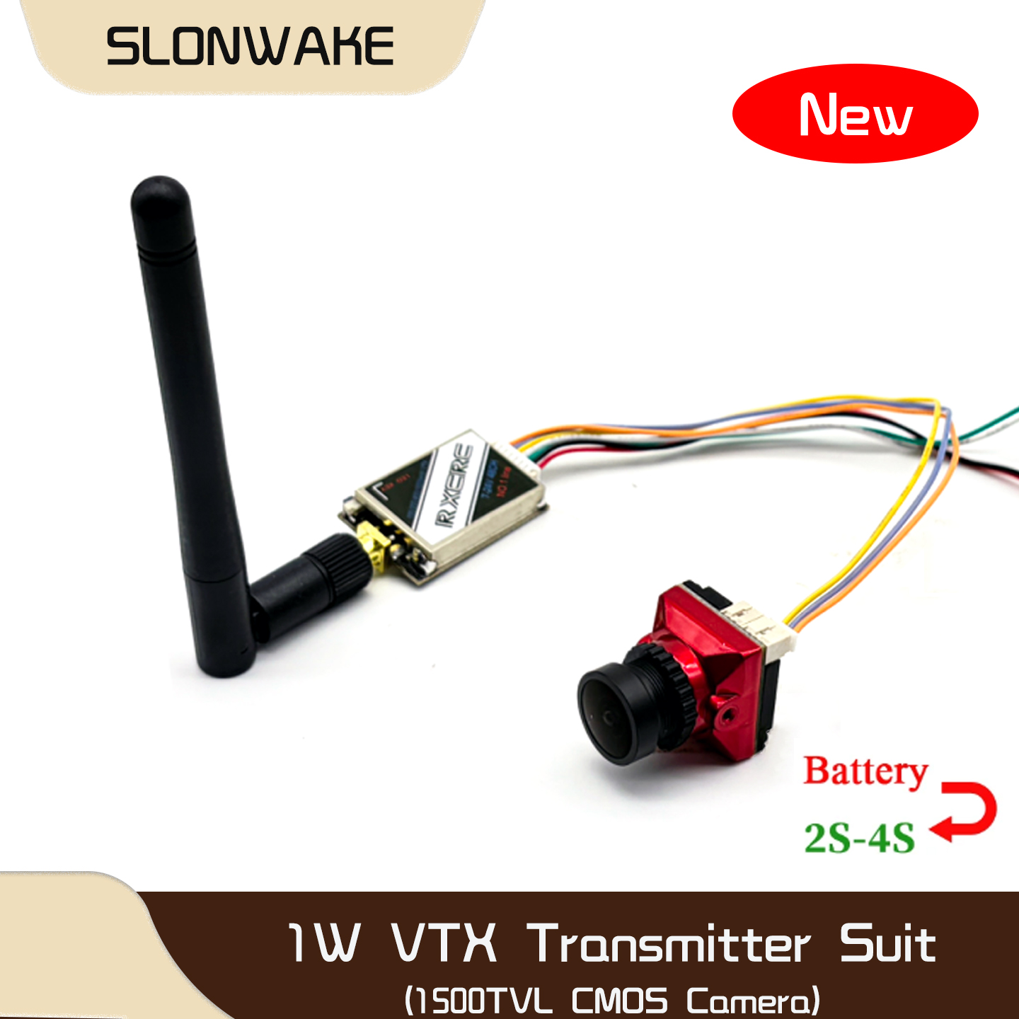 SLONWAKE  5.8G 48CH 1W VTX 100 - Fpv Drone Camera incelemesi ve fiyatı
