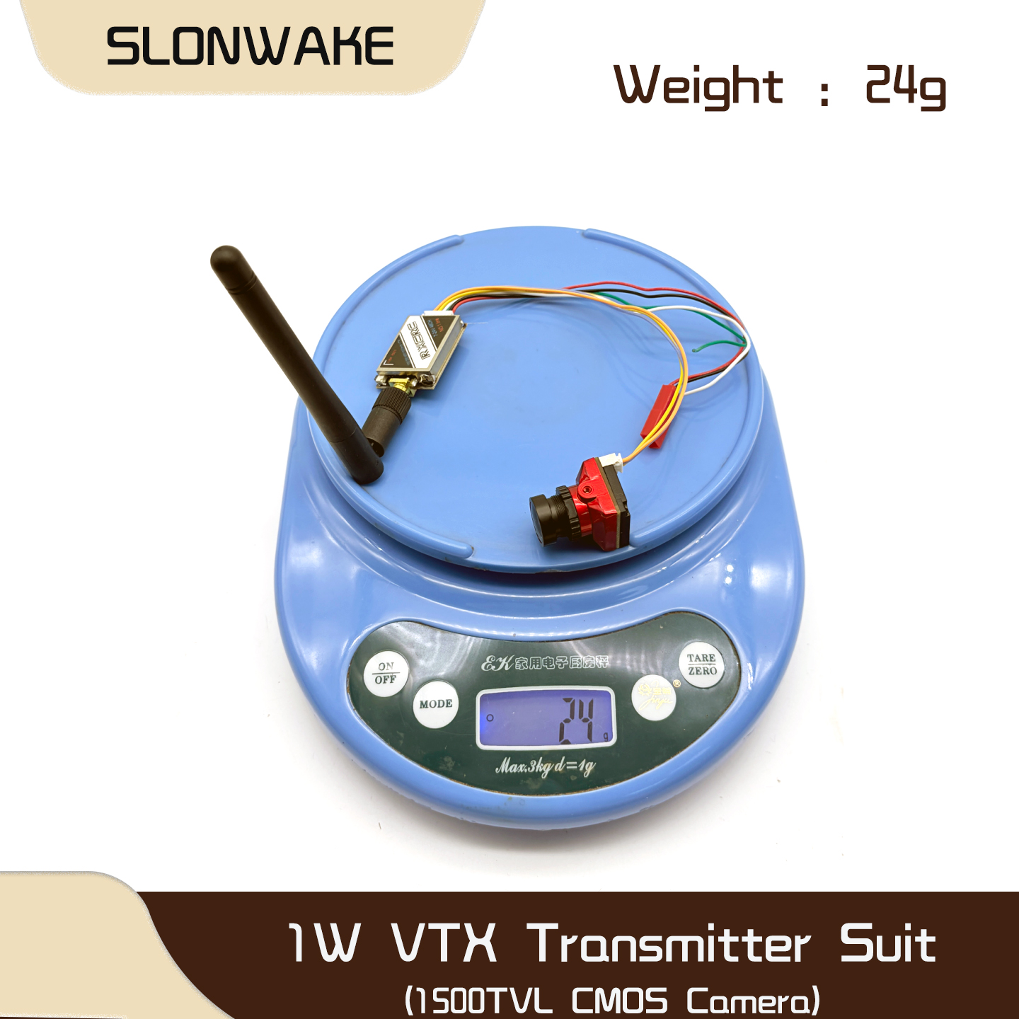 SLONWAKE  5.8G 48CH 1W VTX 100 - Fpv Drone Camera incelemesi ve fiyatı