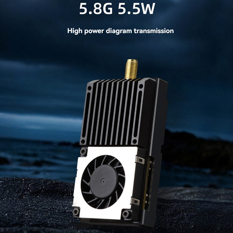 5.8G 5.5W VTX 64CH High Power  - Fpv Drone Transmitter incelemesi ve fiyatı