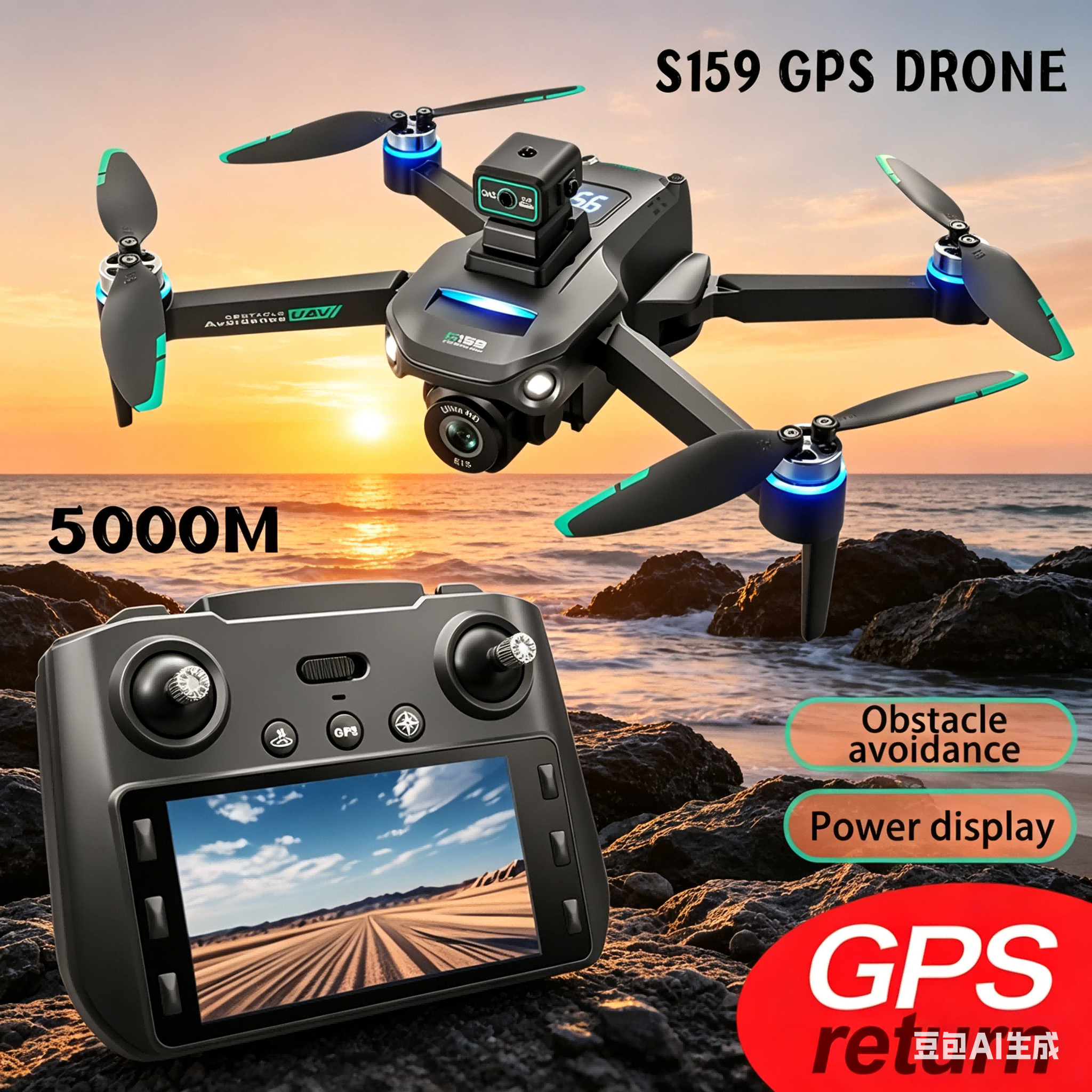 S159 GPS Drone 4K Profesional  - Fpv Drone Charger incelemesi ve fiyatı