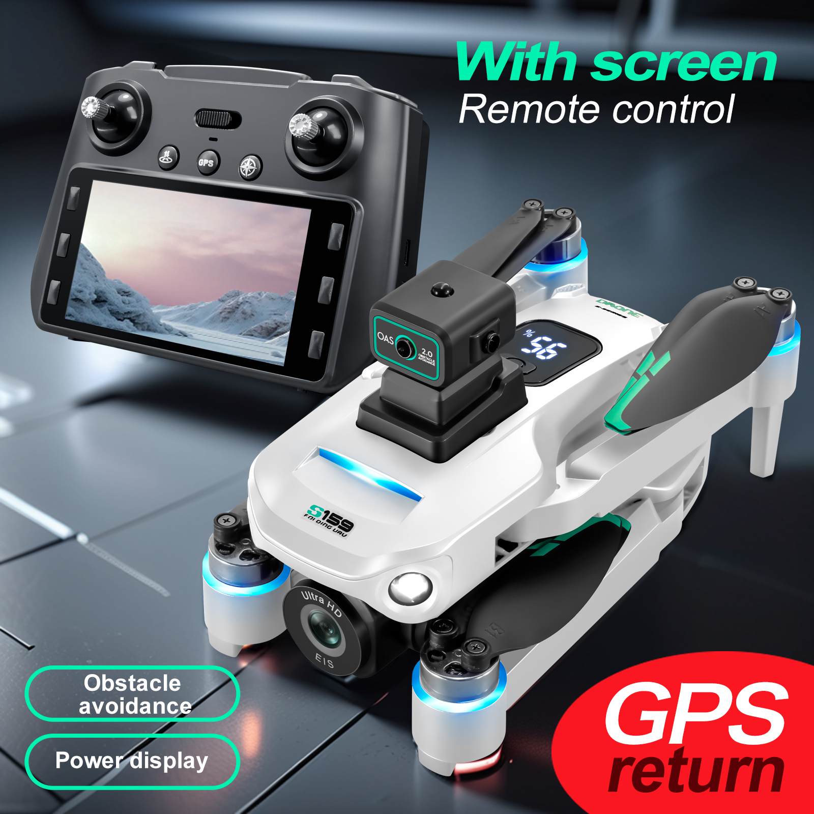 S159 GPS Drone 4K Profesional  - Fpv Drone Charger incelemesi ve fiyatı